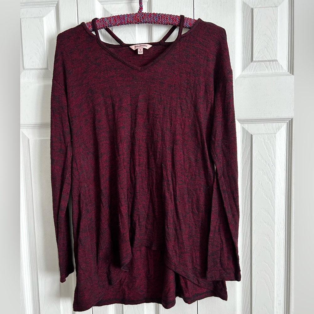 Red medium Juicy couture long sleeved shirt